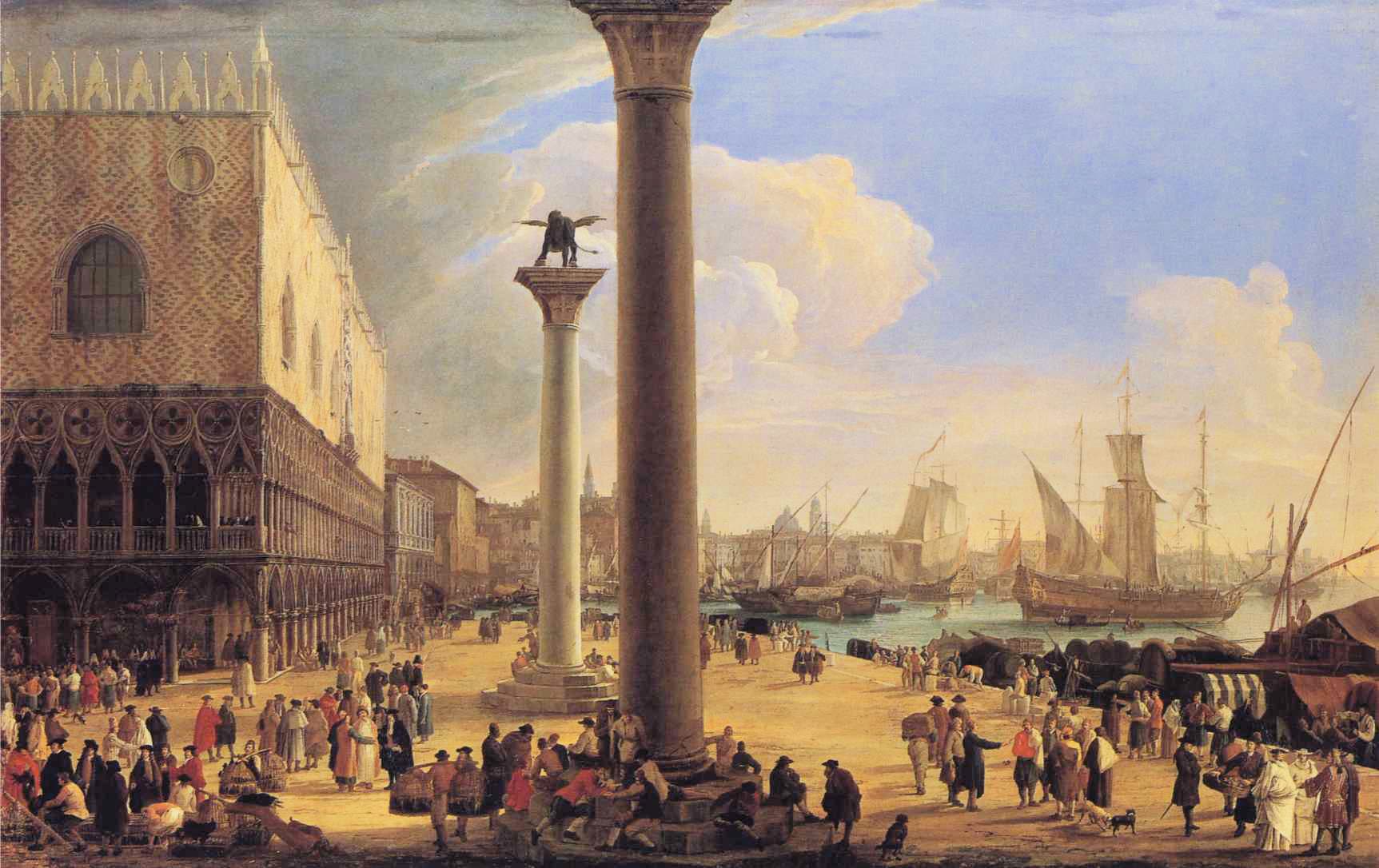 Pristanište u Veneciji, ispred Duždeve palate